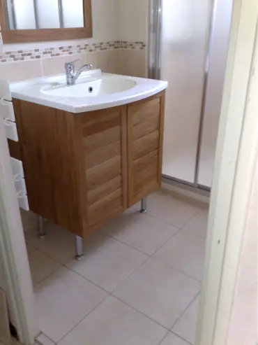 Remplacer un lavabo par un meuble vasque a bouguenais 2 