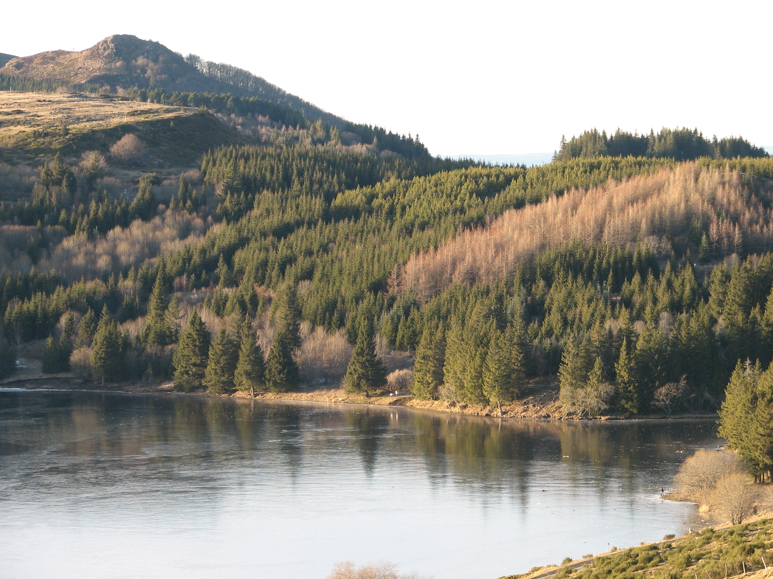 Lac du guerry hiver