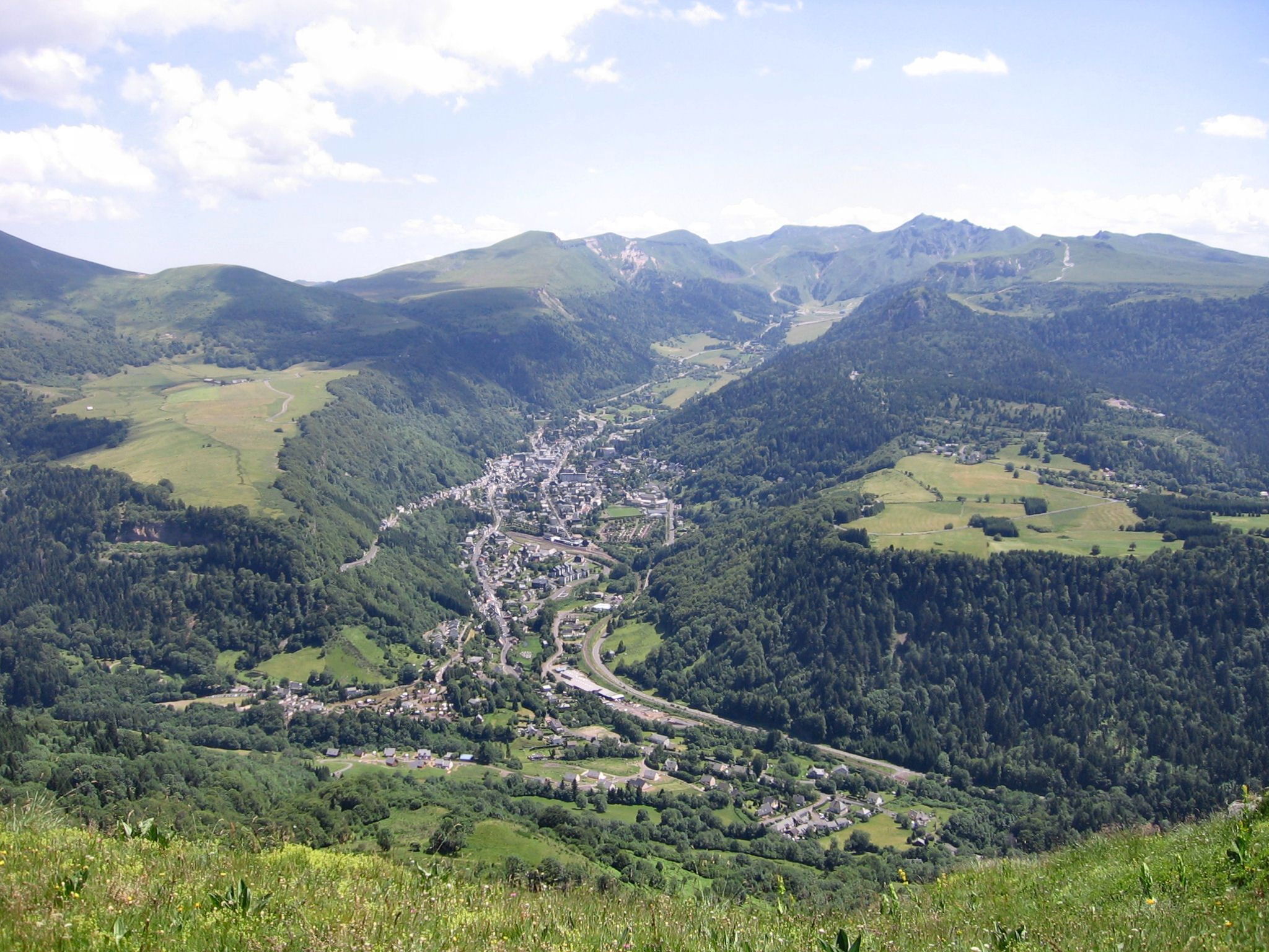 Le mont dore vu du puy gros