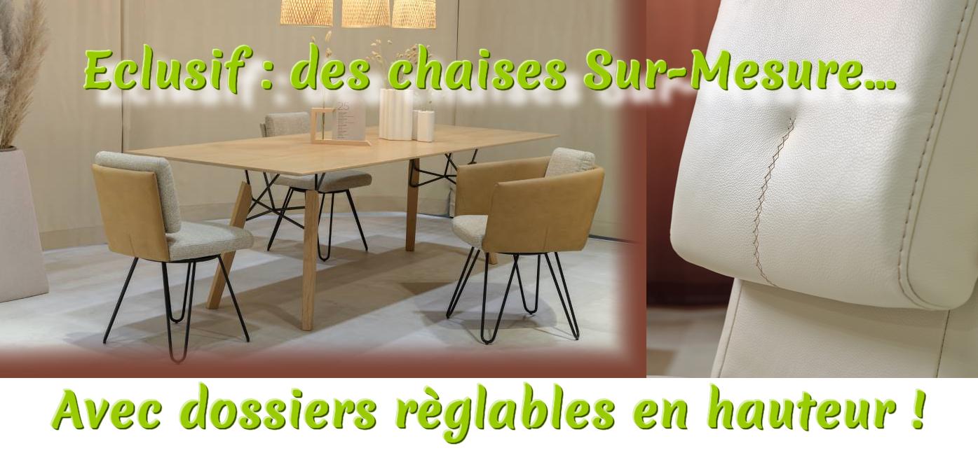 Chaises reglagbles