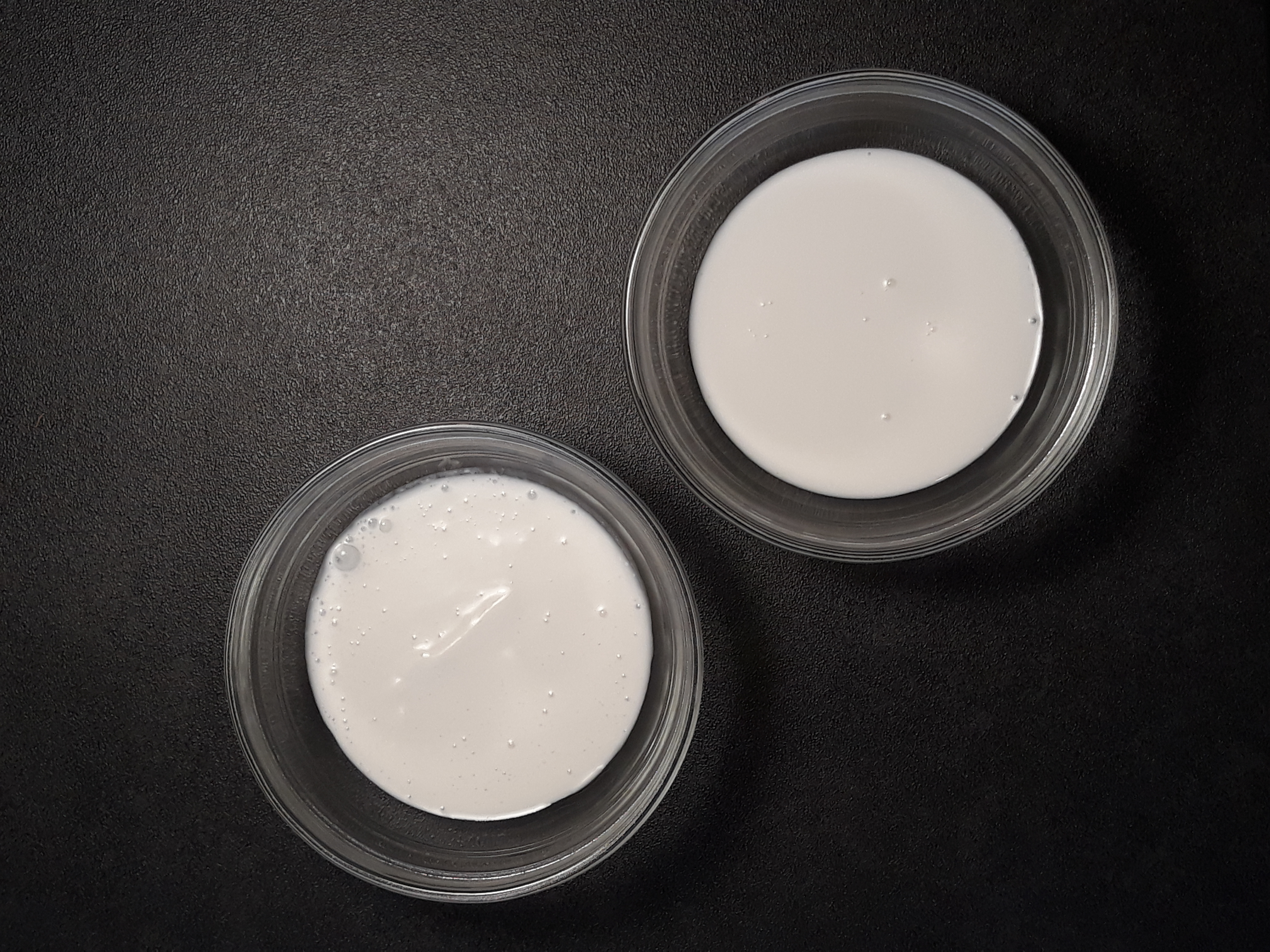 Crème de coco et lait de coco