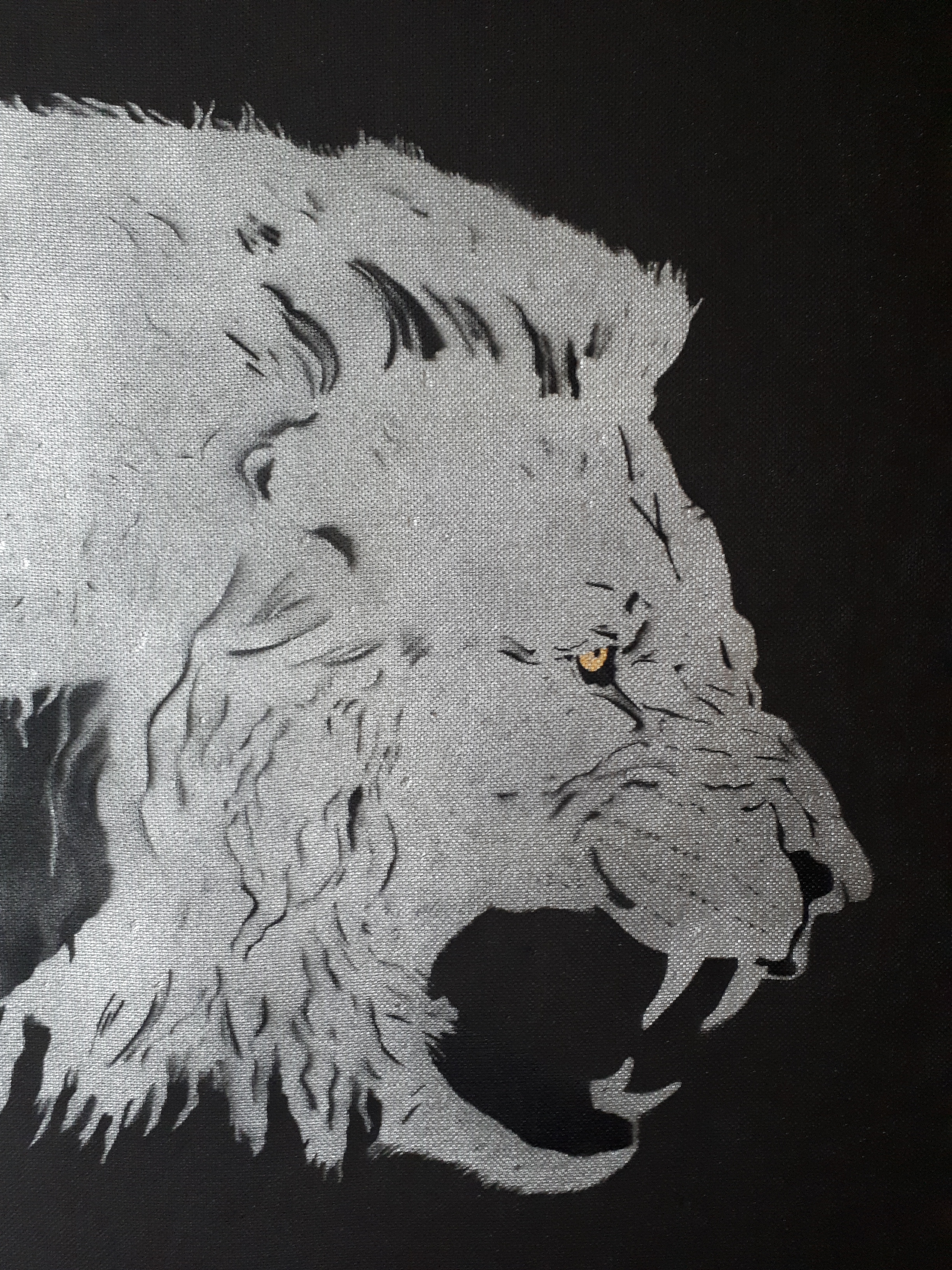 Lion argente 1 