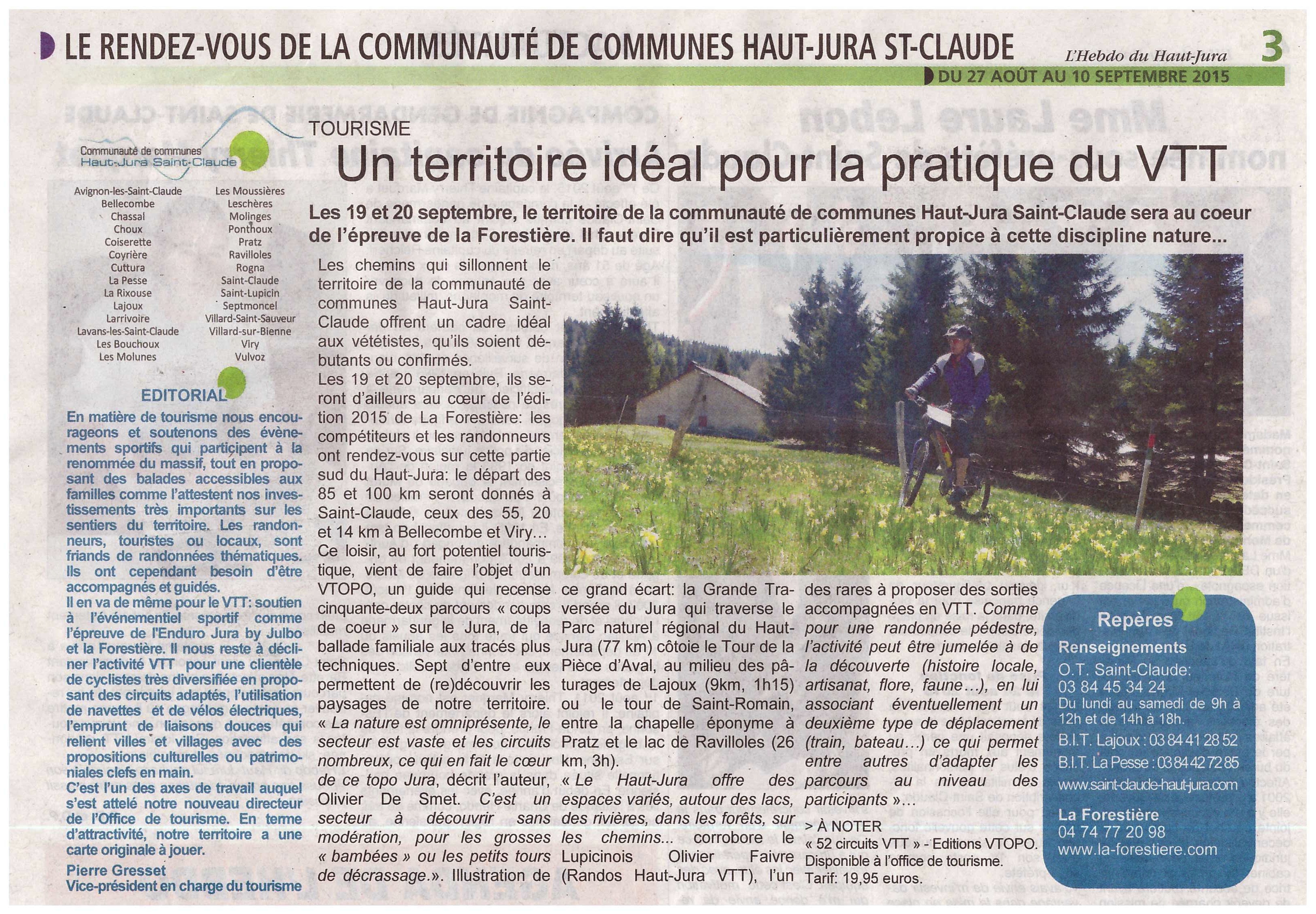 Olivier vtt hebdo 15