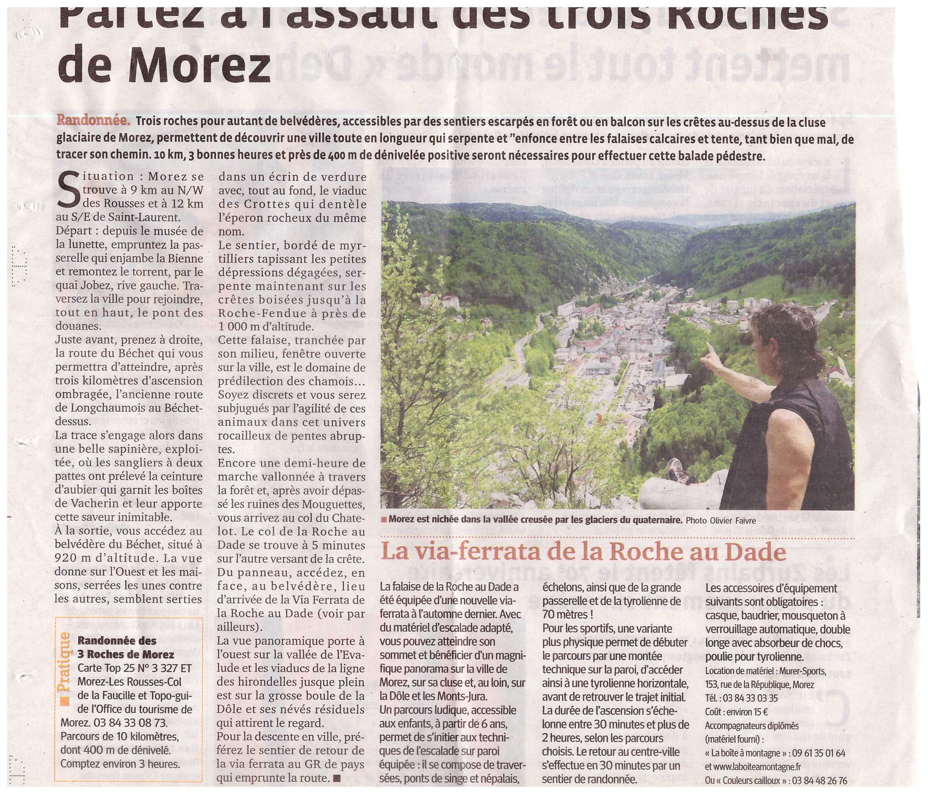 Pe destre 3 roches morez
