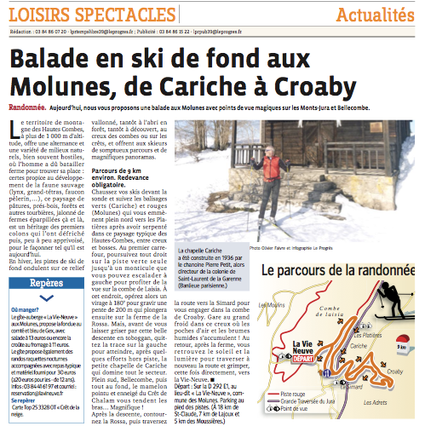 Ski de fond cariche croaby