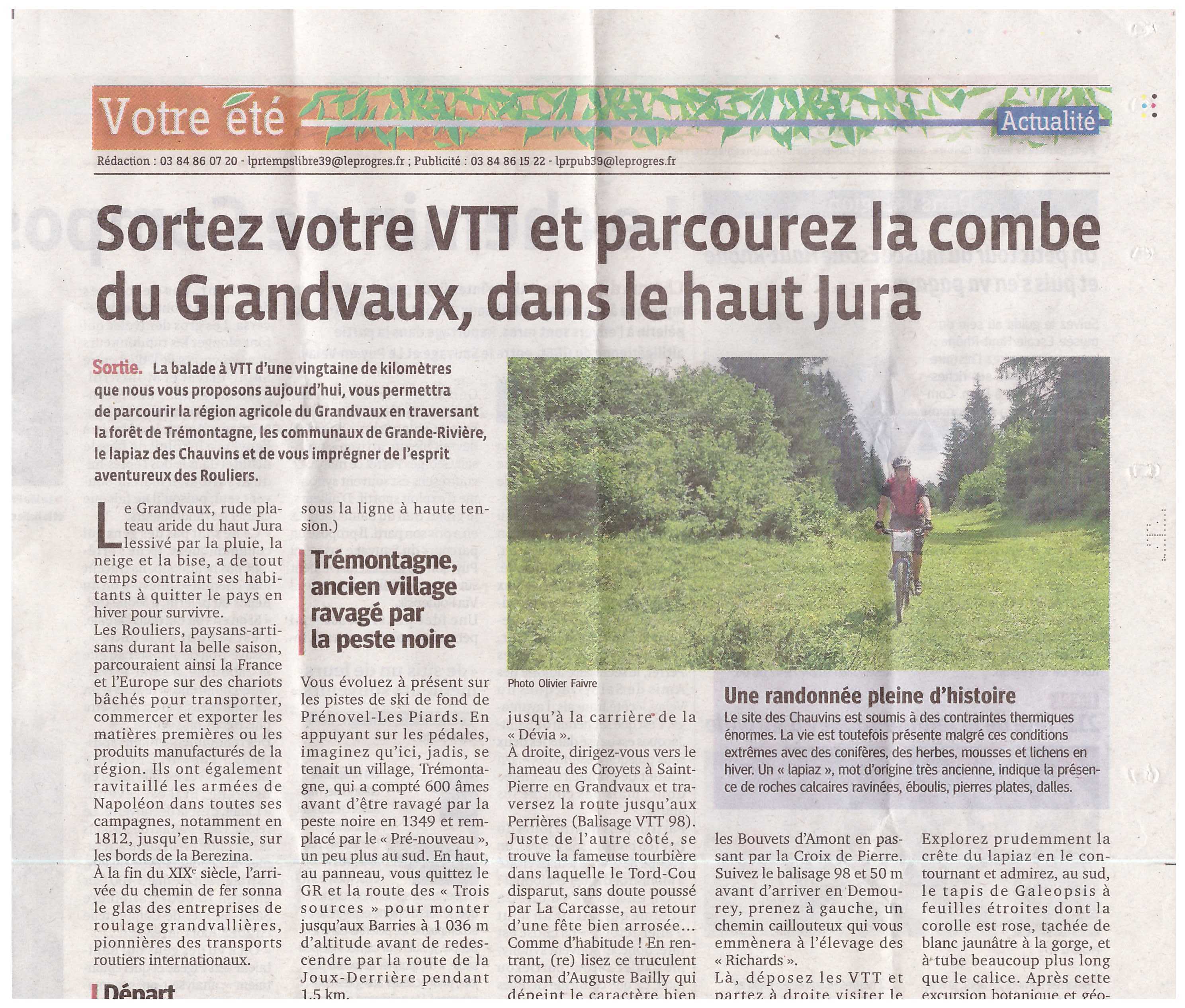 Vtt combe grandvaux 1