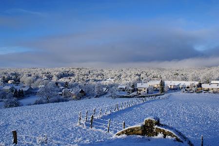 Zle frasnois en hiver france franche comte 86254