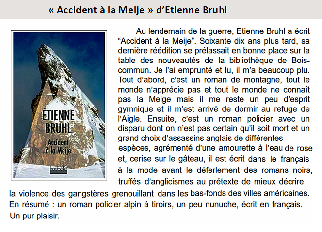 Accident a la Meije