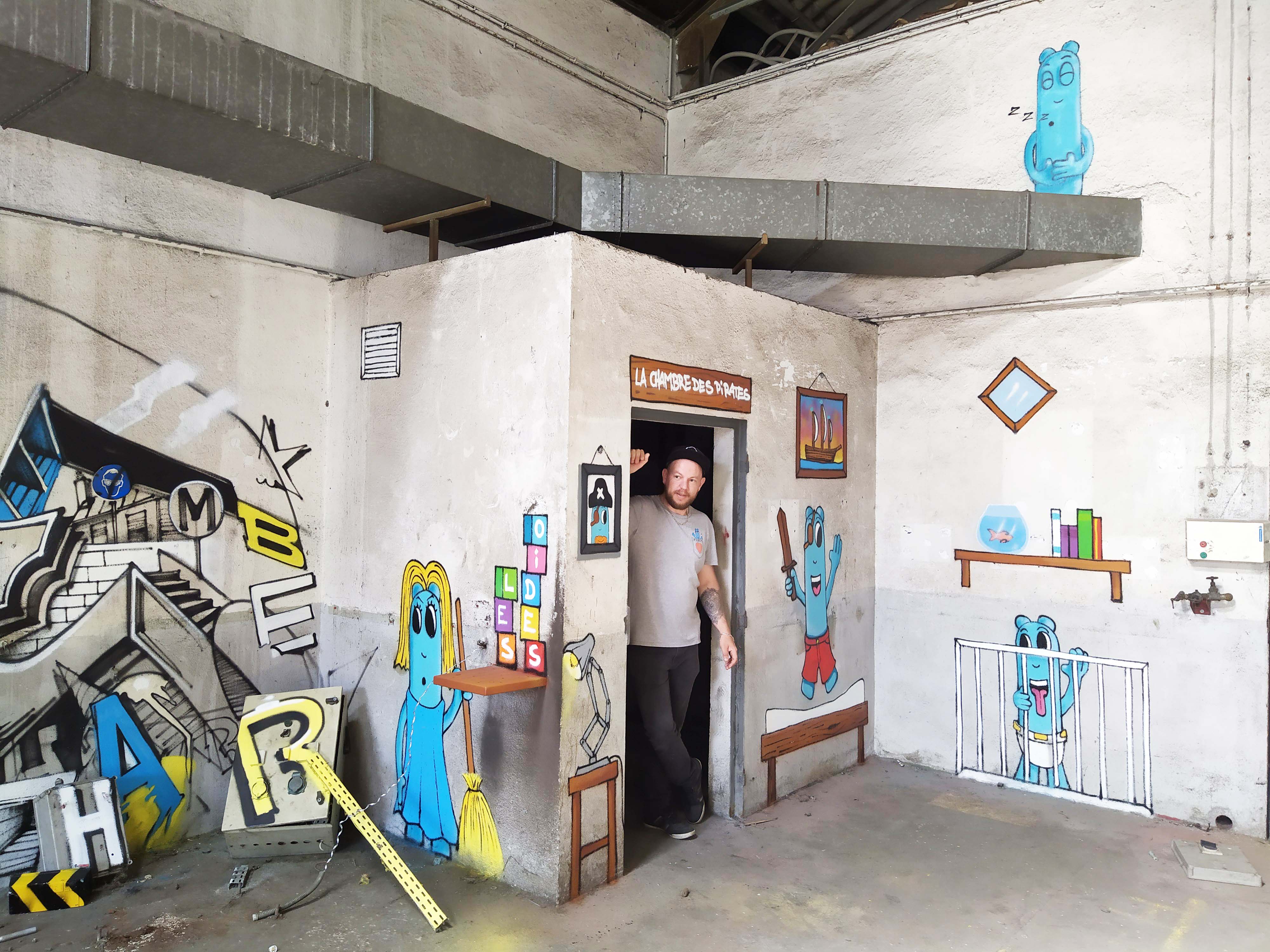 Un chantier inattendu de plusieurs artistes à Penhoët