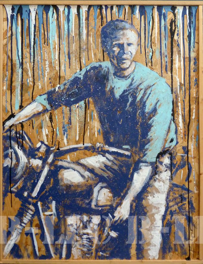 Steve mc queen 90x68cm