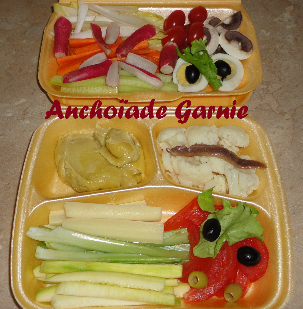 Anchoiade garnie