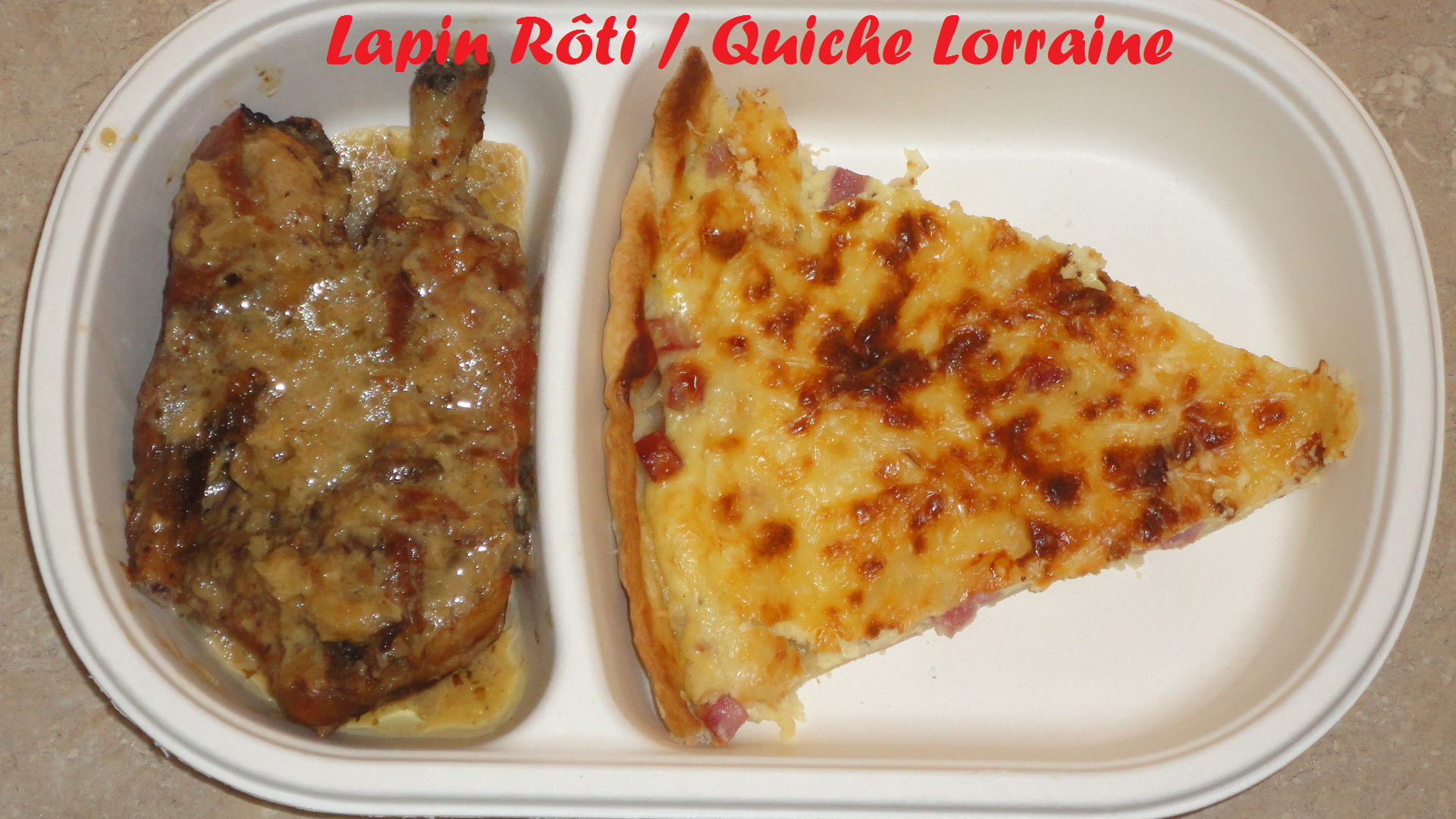 Lapin quiche lorraine
