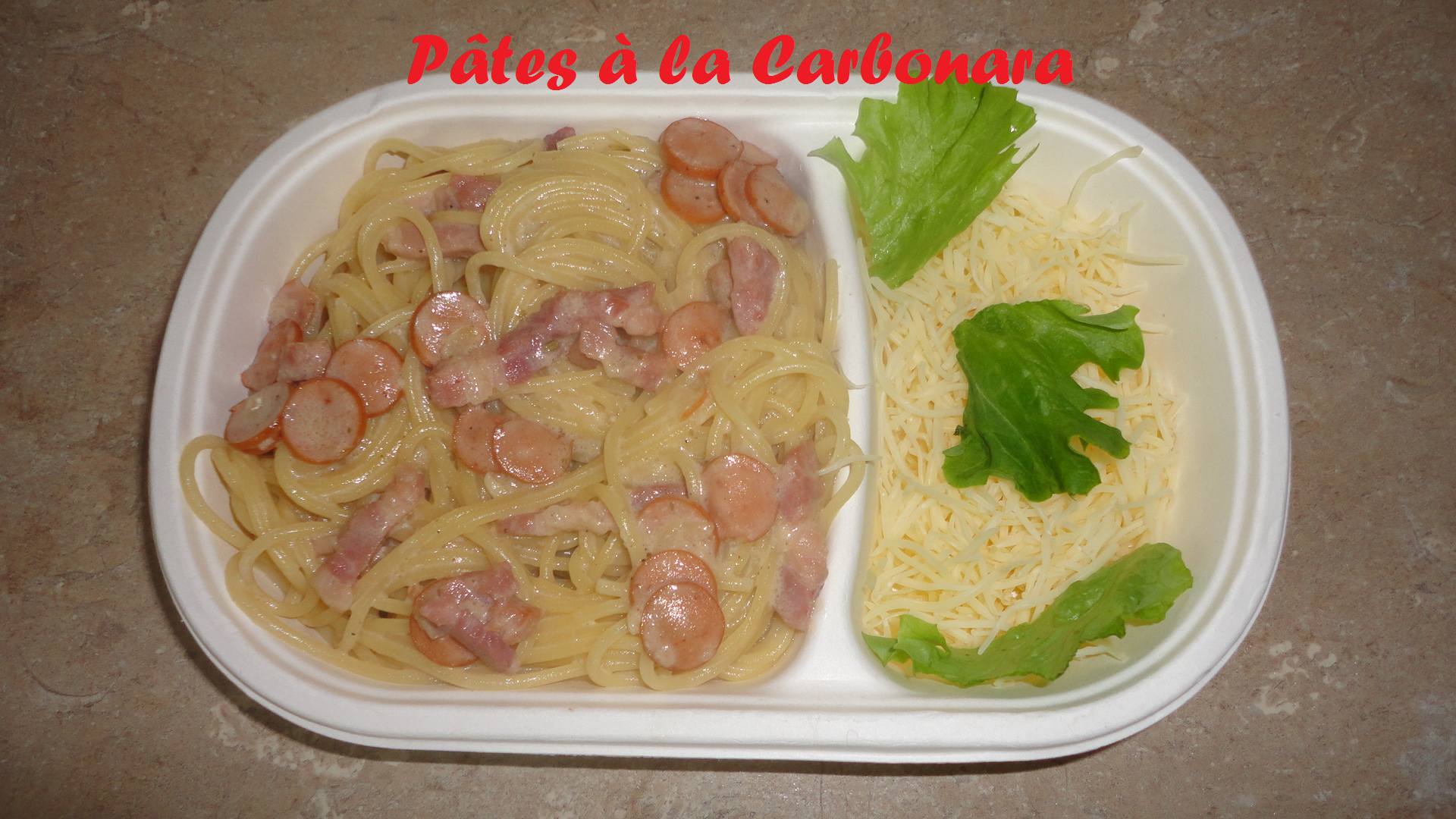 Pates a la carbonara