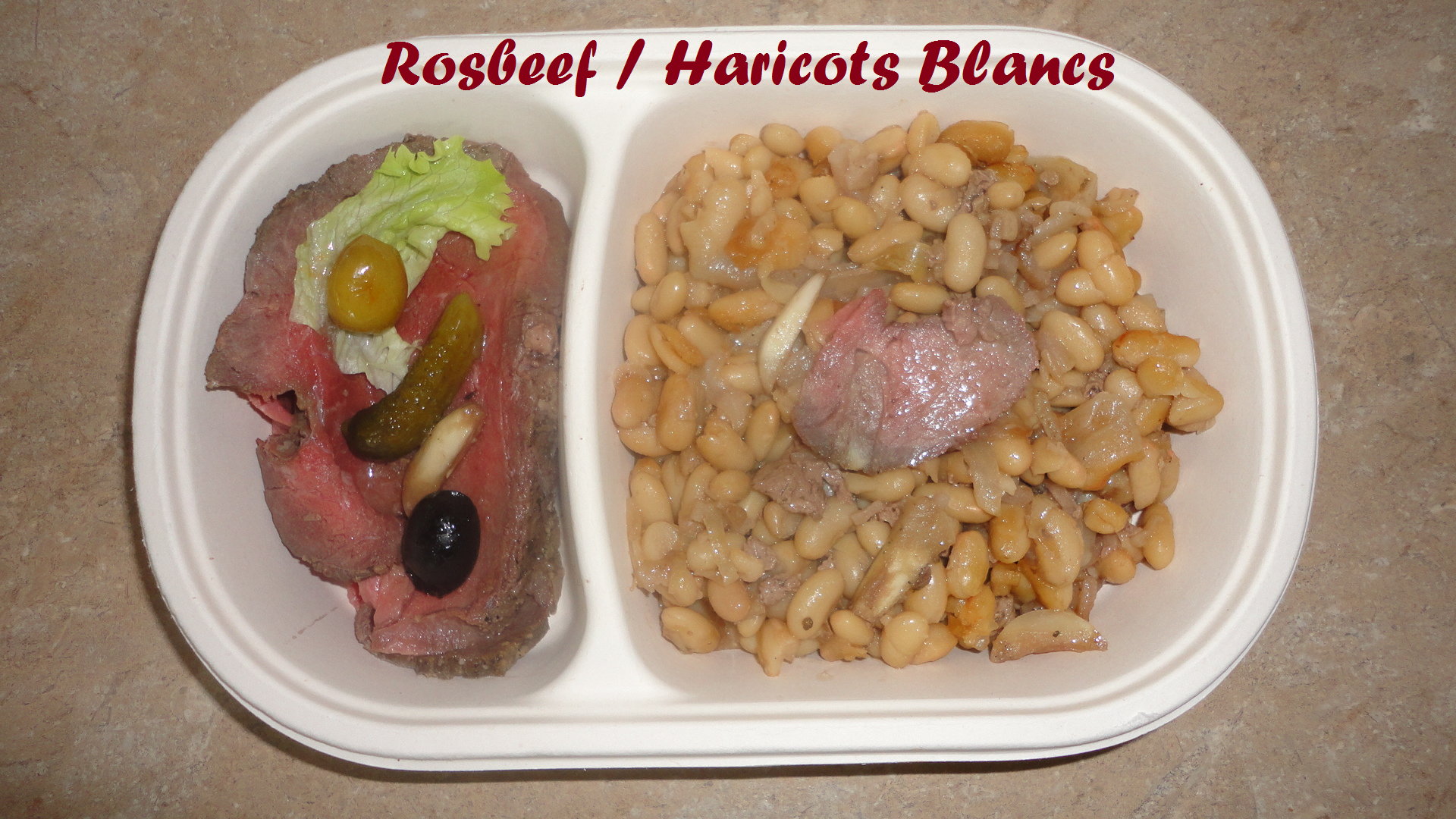 Rosbeef haricots blancs