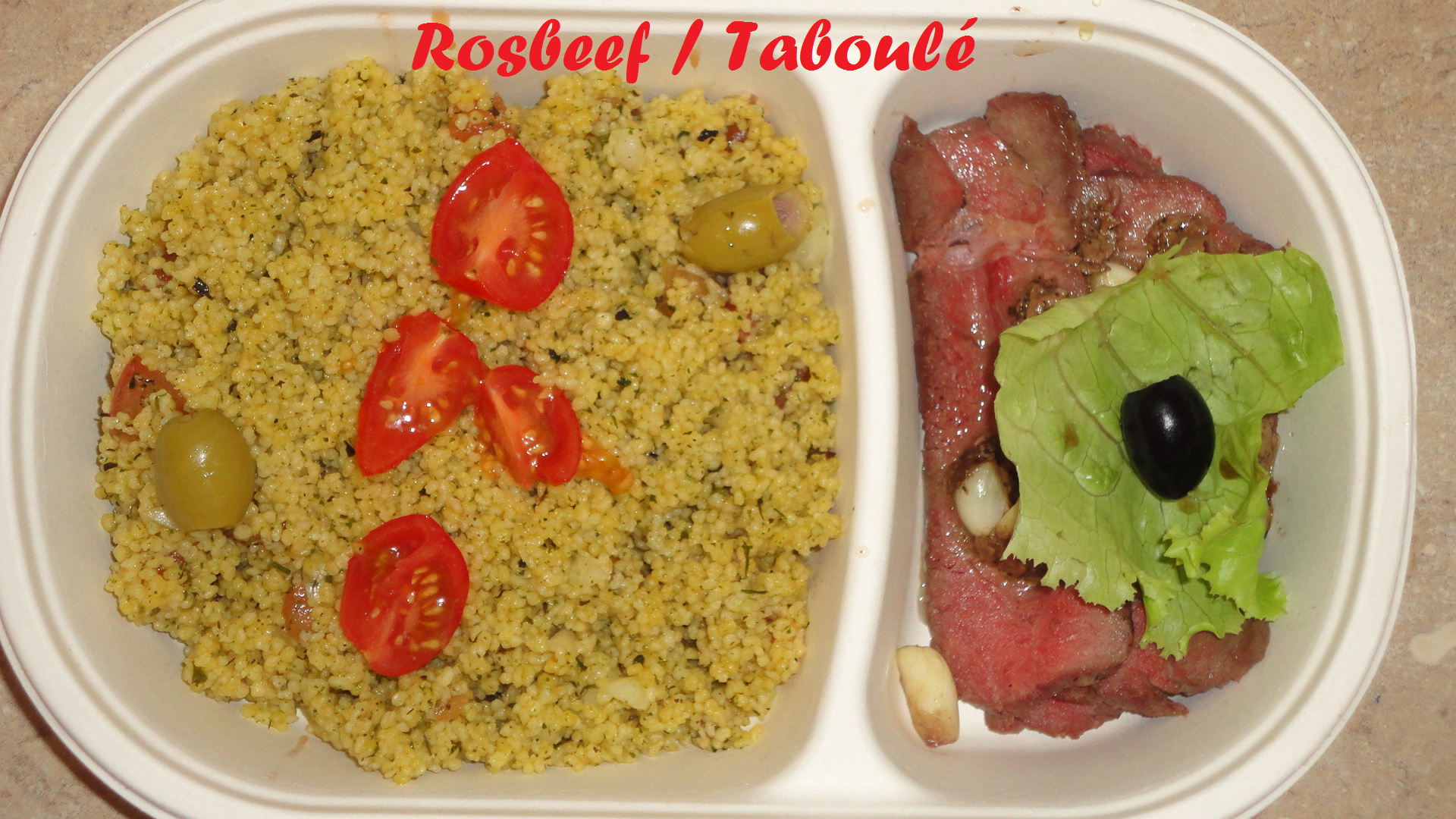 Rosbeef taboule