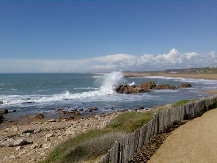 La plage de Paracou. 