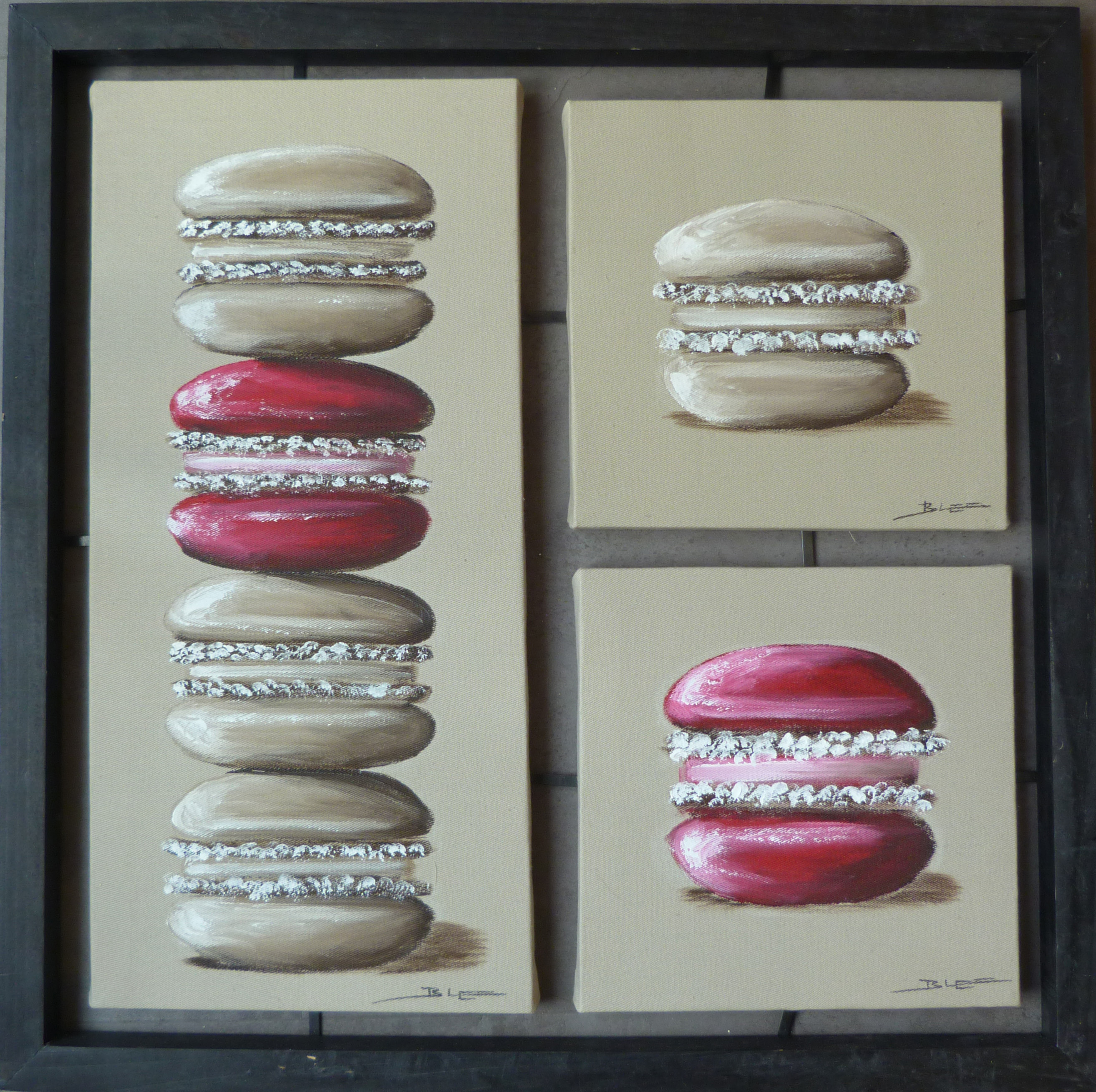 Macarons encadres