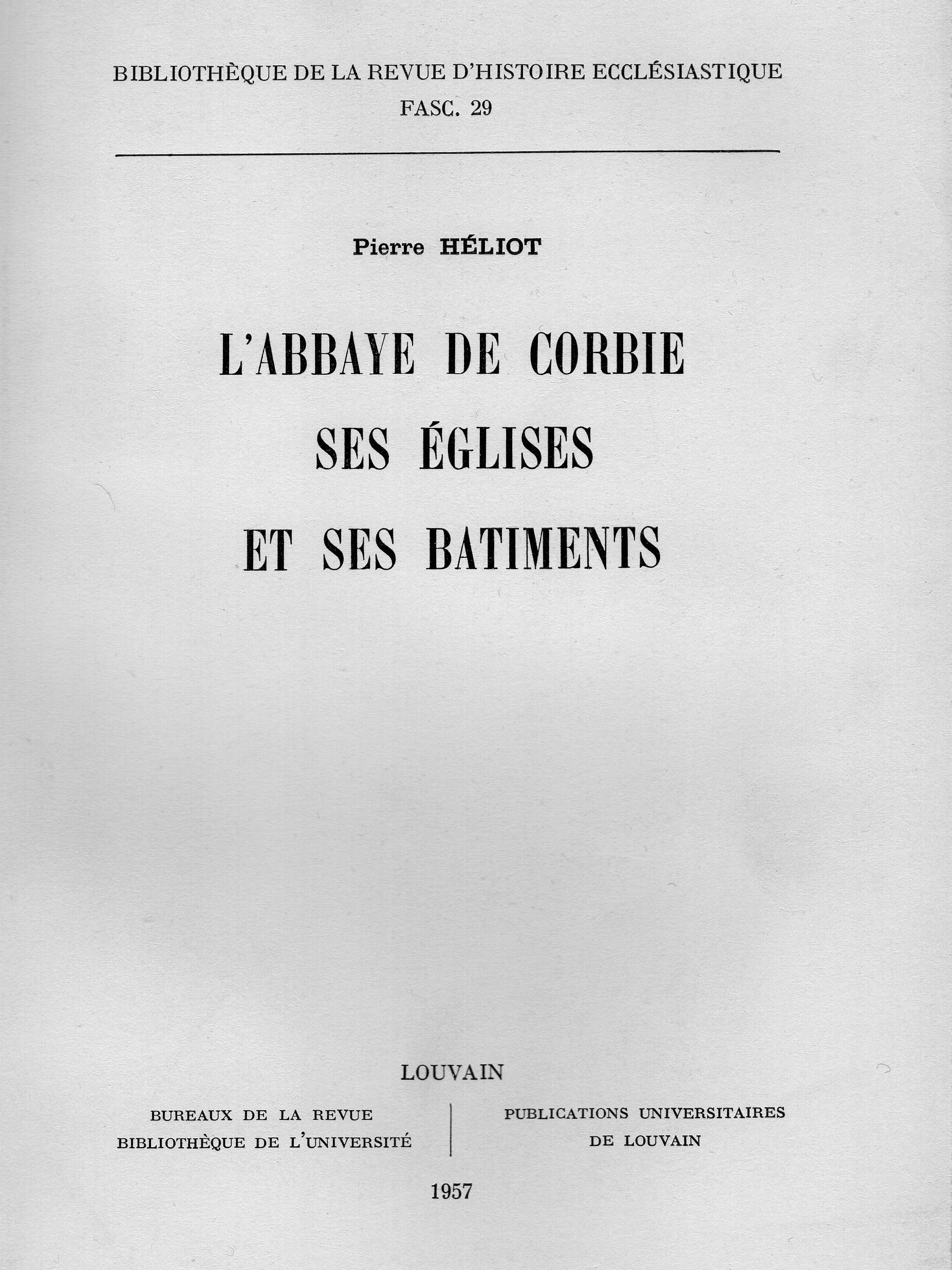 Abbaye royale de CORBIE