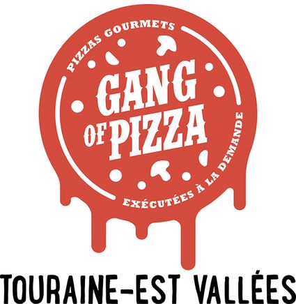Logo gang of pizza orange touraine est vallees
