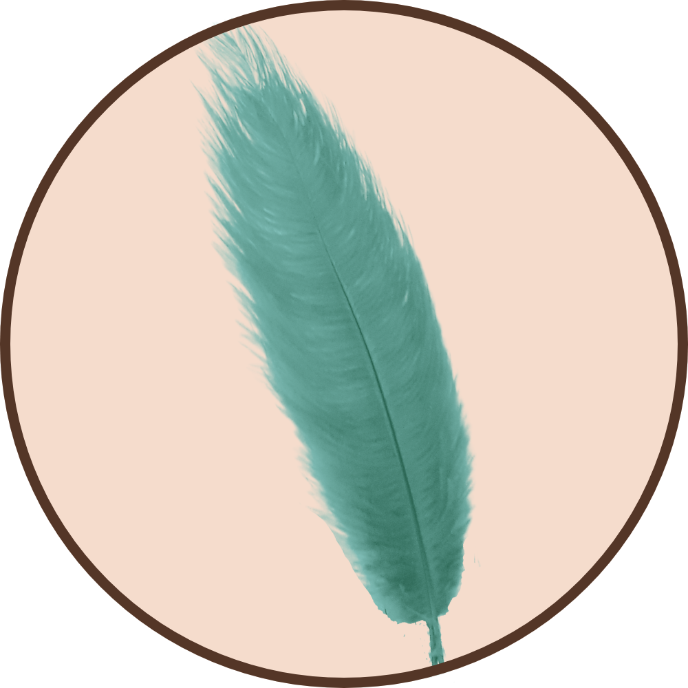 Logo plume verte Gaëlle Benoit Content Manager
