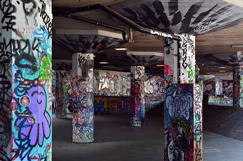 Londres skatepark southbank 