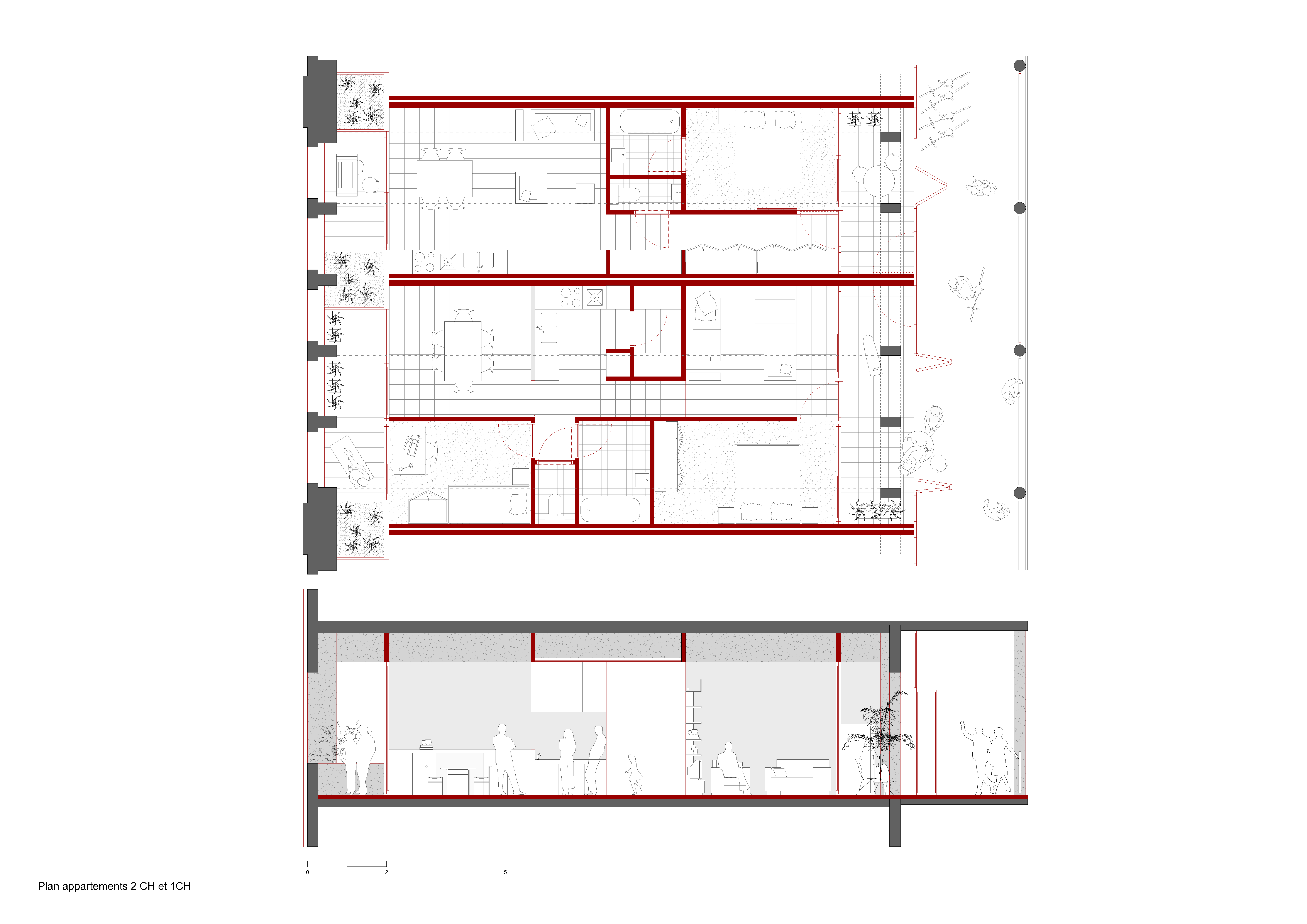 Luttre publication-luttre plan-appartement
