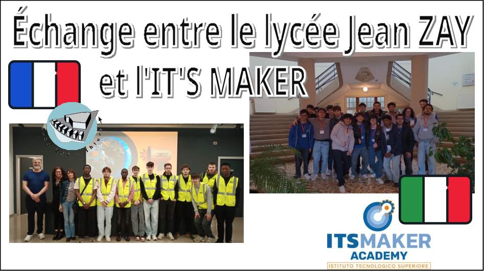 Échange franco‑italien réussi entre le BTS CRSA du lycée Jean Zay et la section mécatronique d'IT'S 