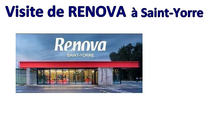 Visite du site RENOVA basé à St-Yorre par les étudiants de CRSA et EPC