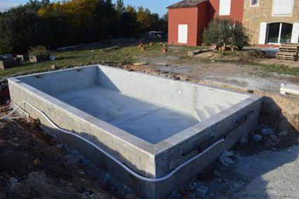 Photo piscine beton