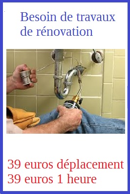 Travaux de renovation plombier vincennes