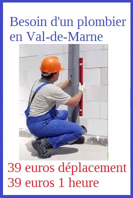 Plombier val de marne plombier vincennes