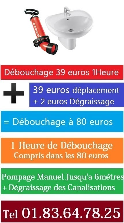 Debouchage lavabo paris 7