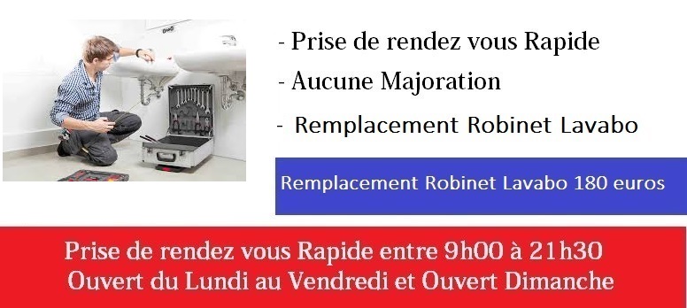 dépannage robinet lavabo paris 7