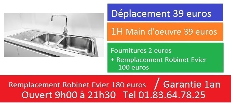 robinet evier paris 7