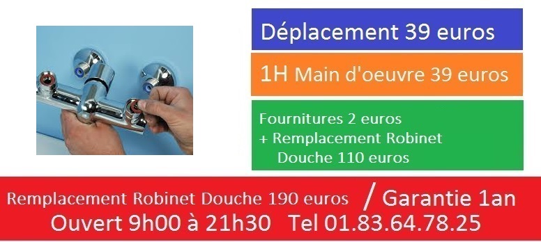 robinet douche paris 7