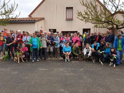 Randonnée de 10km avec la Ligue contre le Cancer à Gigouzac le 8 mai 2019