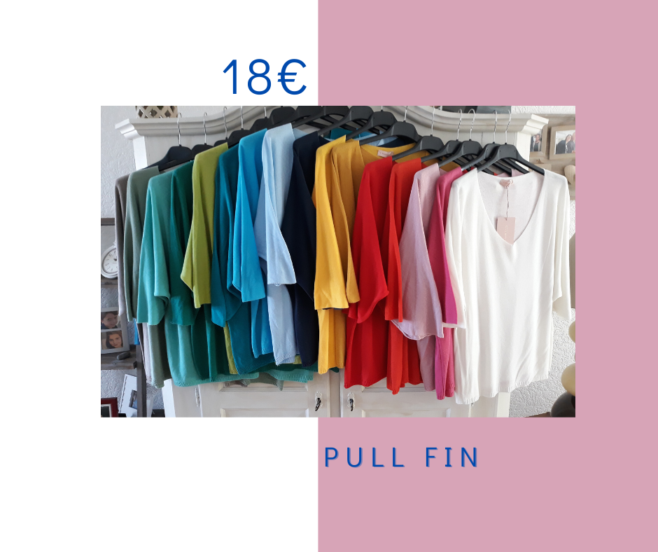 Pull fin 18 