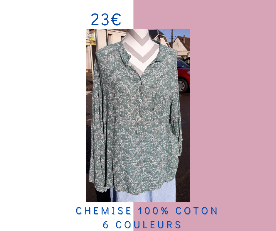 Chemise fleurie