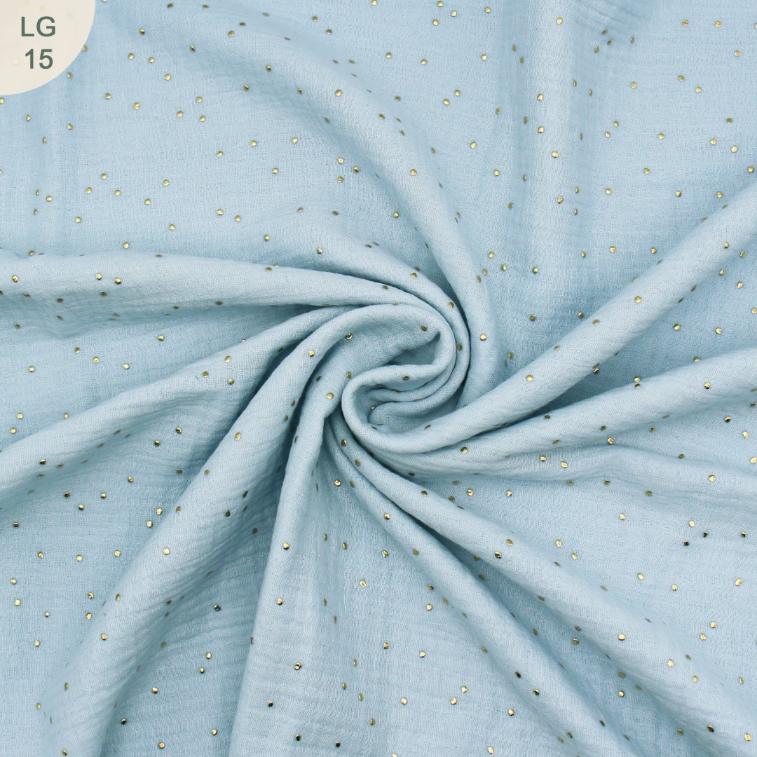 Lg15 bleu clair pois dores