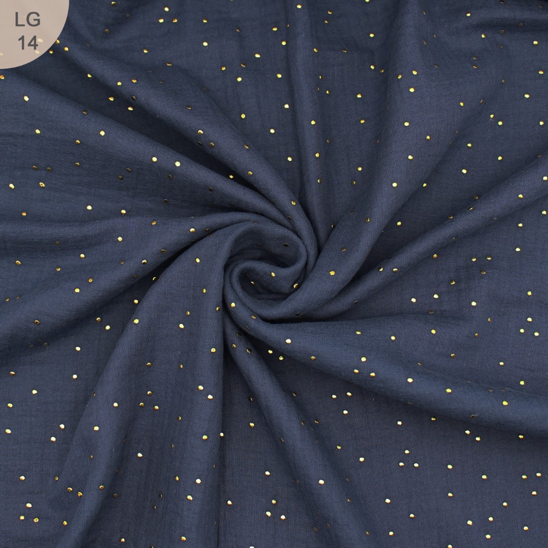 Lg14 bleu fonce pois dores