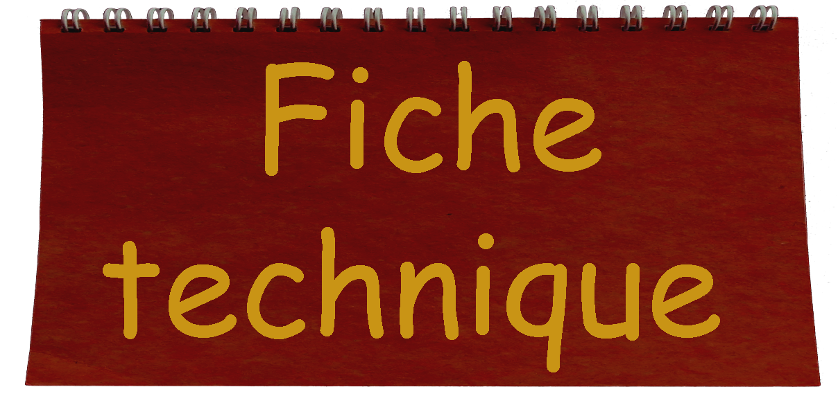 Menu fiche technique 1