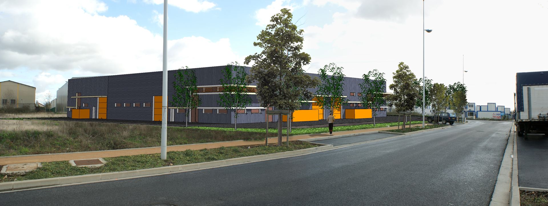 Batiment industriel macri montagny architectes lyon 4 