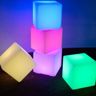 Location LED Cube lumineux toulouse 40cm