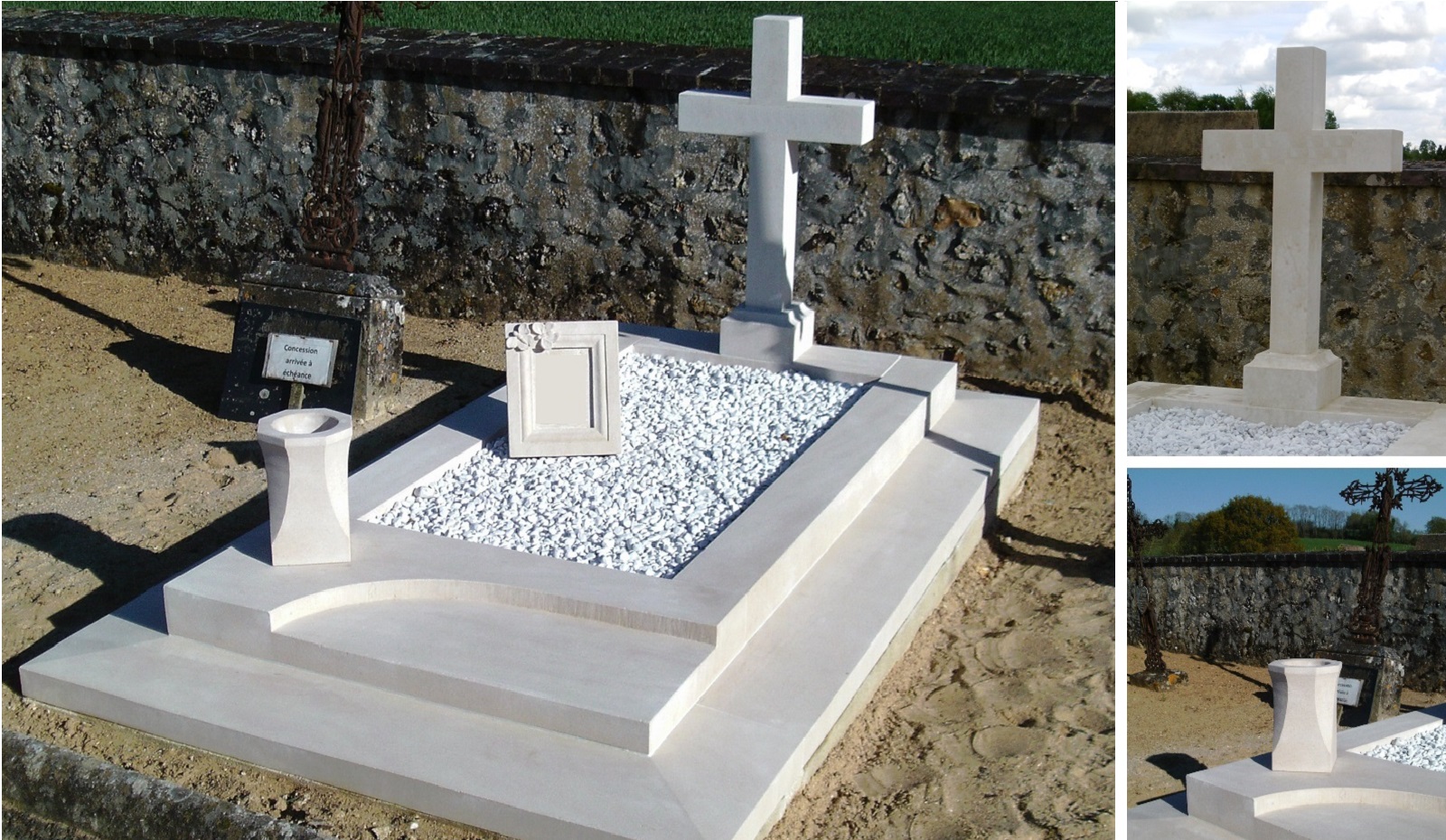 Monument funeraire en pierre