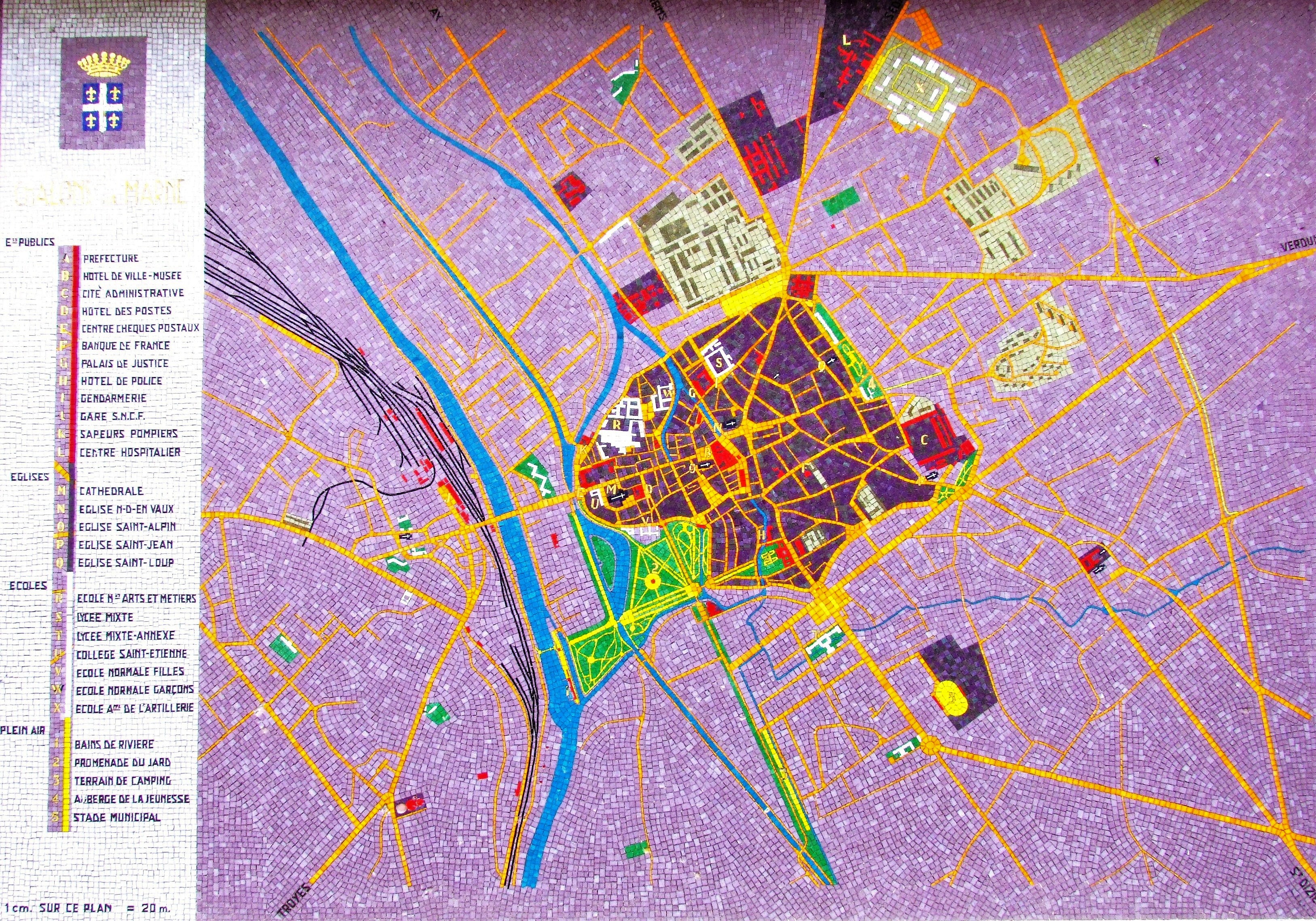 Plan de ville chalons en champagne