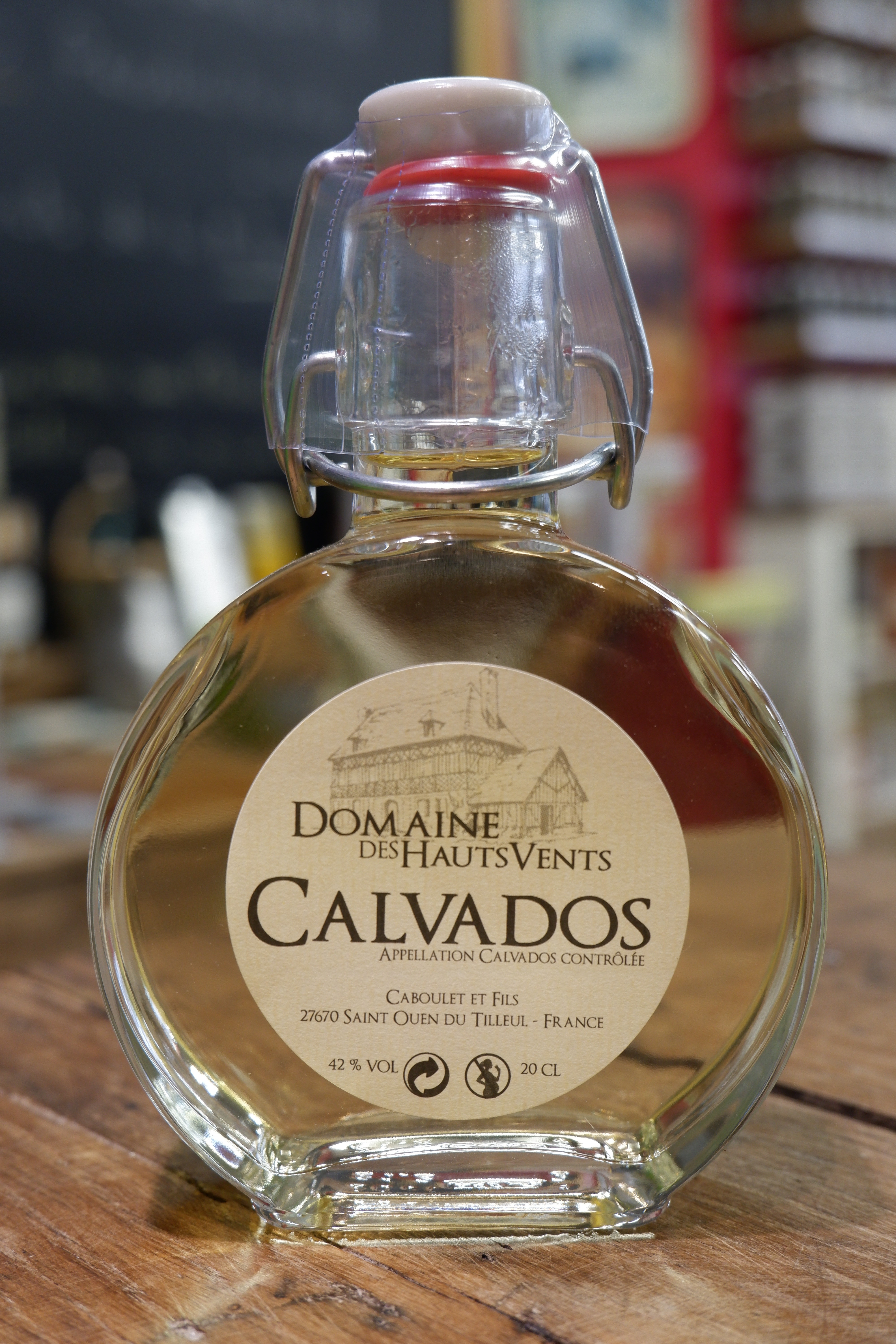 Calvados domainedeshautsvents flasque 20cl