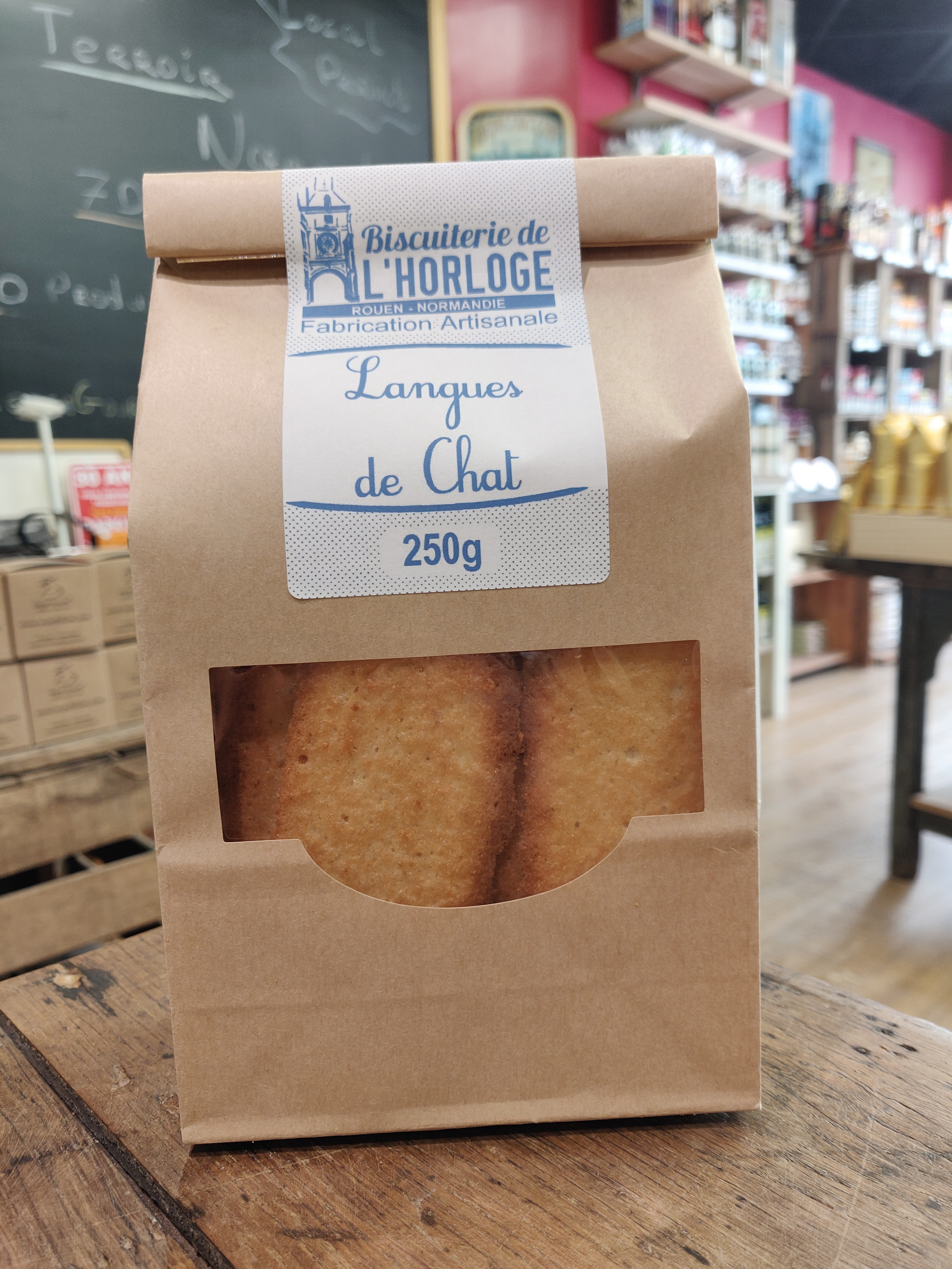 Languedechat biscuitshorloge