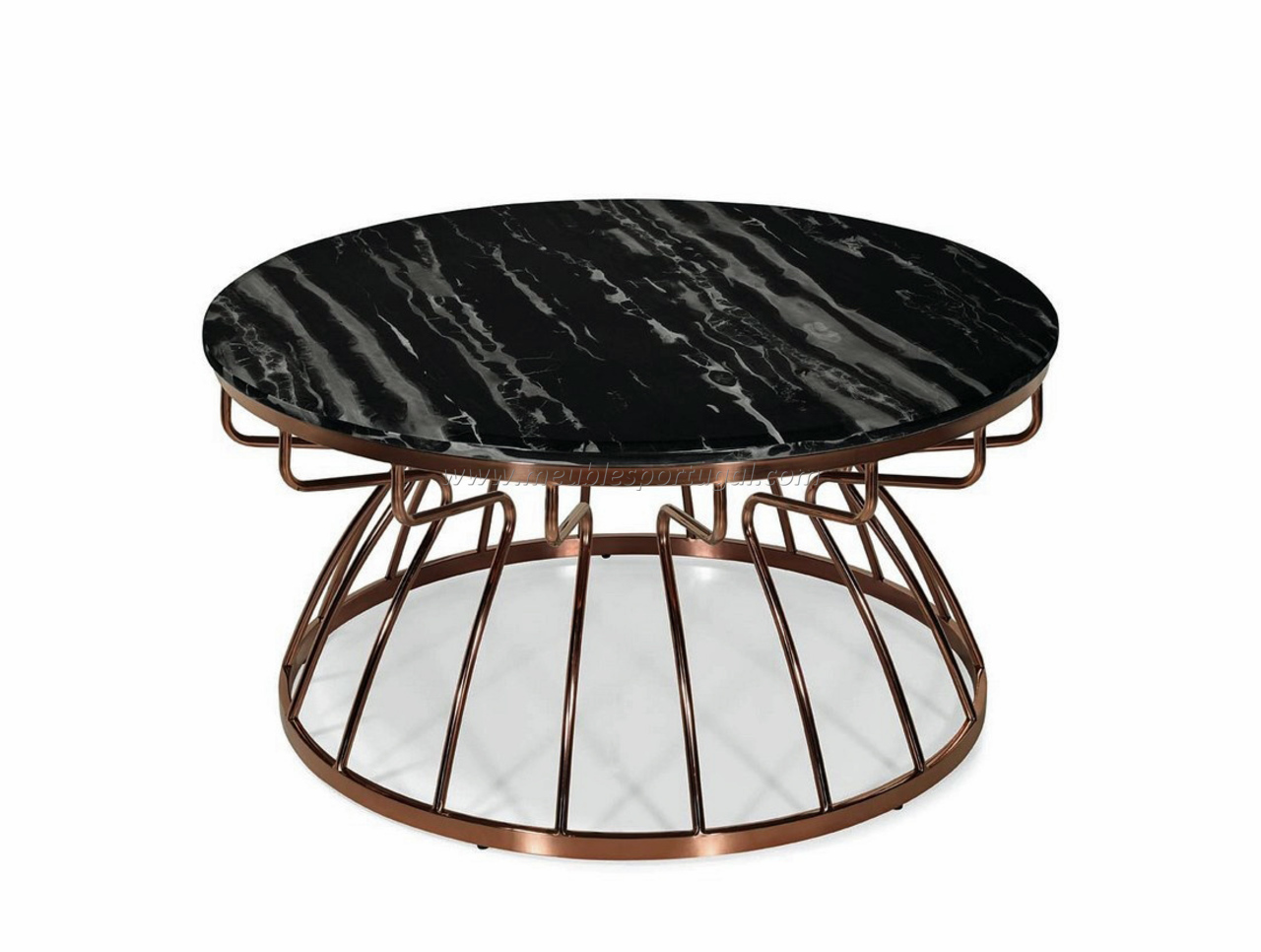 Table basse en marbre noir