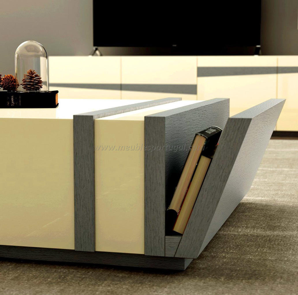 Table basse porte livres