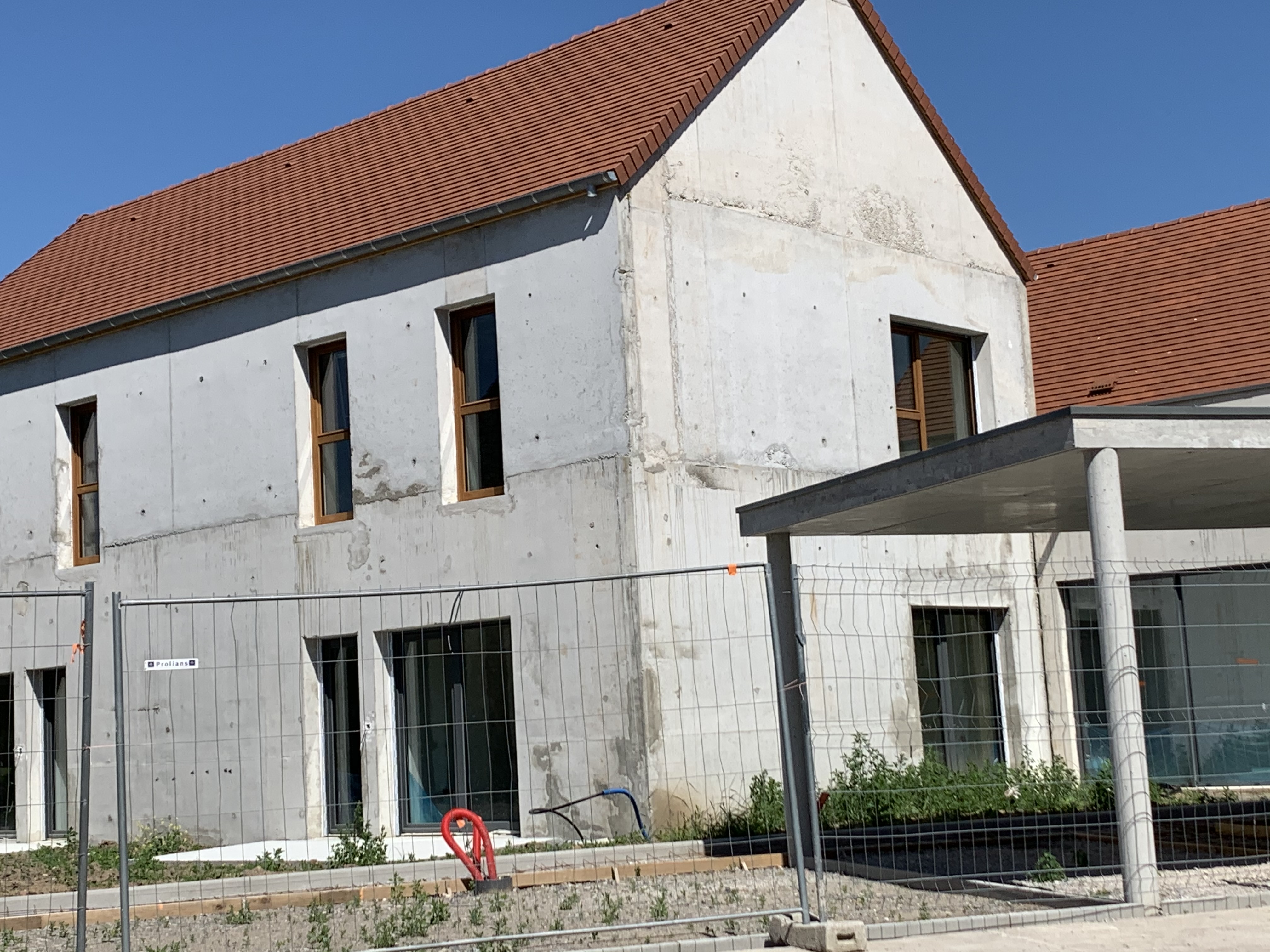Mur facade pignon